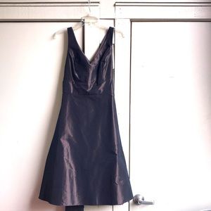 Ann Taylor Formal dress, espresso shimmer size 8.